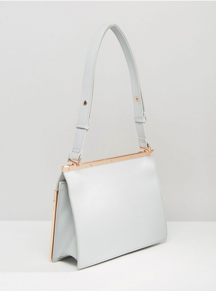 Bolsa em Couro Branca - Image 1